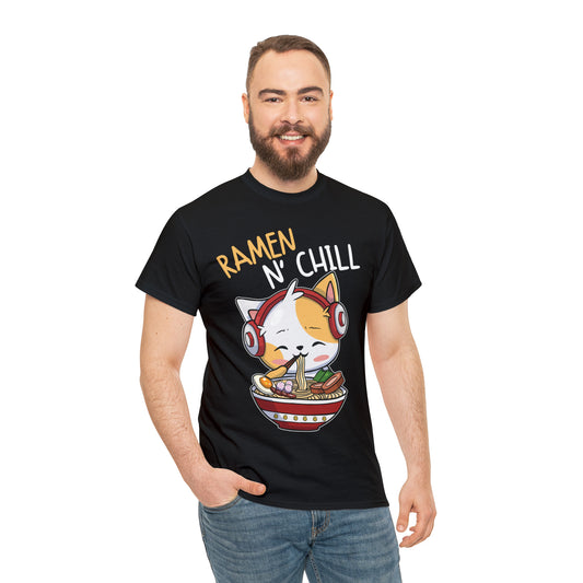 Show Others How Much You Enjoy A Good Bowl Of Ramen! Bonus: Is Has A Cute Cat In It